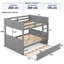 Lit superposé double au-dessus de double avec lit gigogne simple-1673405648