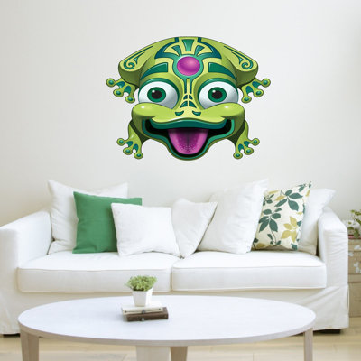 Adhésif décoratif grenouille d’argent
