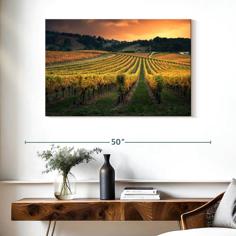 Alvord Golden Australian Vineyard, H 26 po x l 39 po
