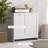Double Hamper Laundry Storage Cabinet