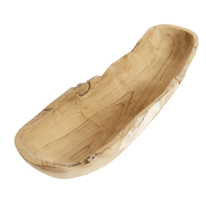 Bol décoratif brun en bois Pearline Yeet