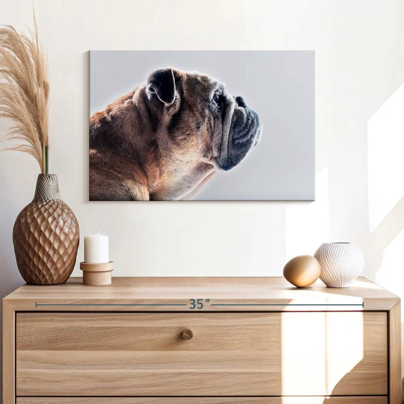 Brampt Dog Side Profile, 16" H x 24" W