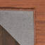 Tapis lavable à la machine en coton de couleur rouge brique Ivanas-1641124183