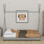Lit plateforme simple avec structure triangulaire-13391246