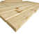 Flush Solid and Manufactured Wood Unfinished K-Bar Solid Core Pine Interior Barn Door