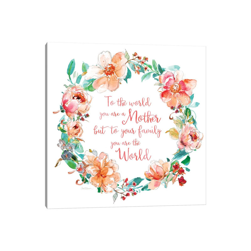 You Are The World by Carol Robinson - Wrapped Canvas Gallery-Wrapped Canvas Giclée, 45.72 cm H x 45.72 cm W