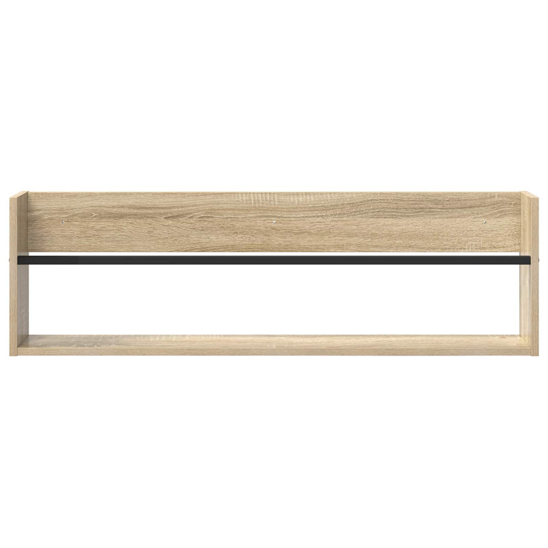 Wood Magazine Rack, Beige