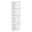Galaviz 129.5 cm H x 30 cm W Corner Bookcase-82183000