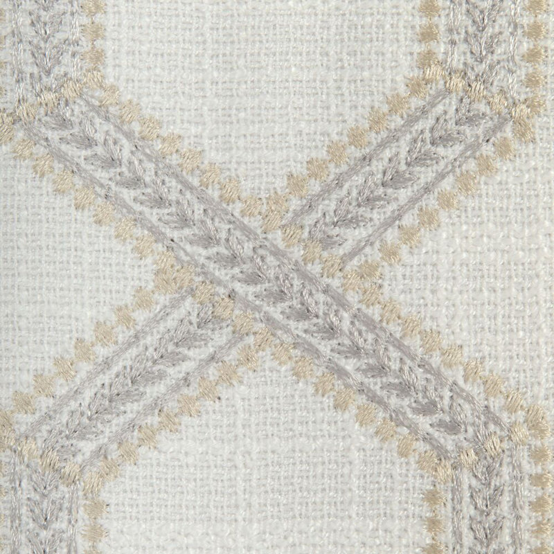 Kravet Basics - 37164-416, White/Gray/Beige