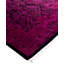 Tapis de couloir mauve en laine noué à la main moderne et contemporain Dail 2 pi 6 po x 14 pi 1 po