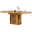 Extendable Dining Table with Glass Base