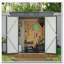 Remise de rangement extérieure 6 x 4 pi, remise à outils toutes saisons pour jardin, cour, pelouse, noir-121647204-121643593
