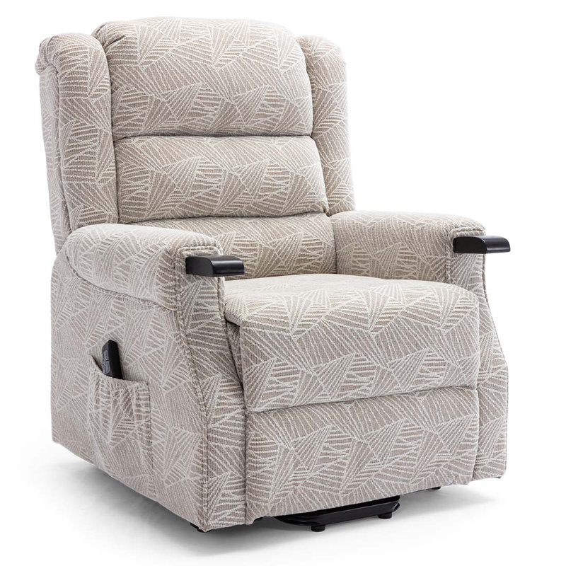 Freudberg 83cm Wide Lift Assist Standard Recliner, Cream