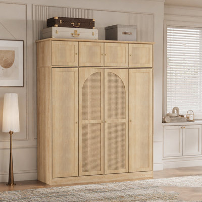 Armoire-penderie haute grande capacité 8 portes