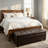Willow 49.75" Tufted PU Leather Storage Ottoman Bench with Wooden Legs-129155612-129155615