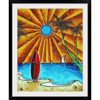 «Waiting For the Surf» par Megan Duncanson, reproduction d'art