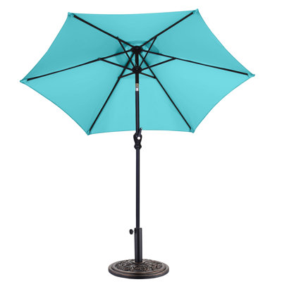 Parasol de patio 7,5 pi avec base