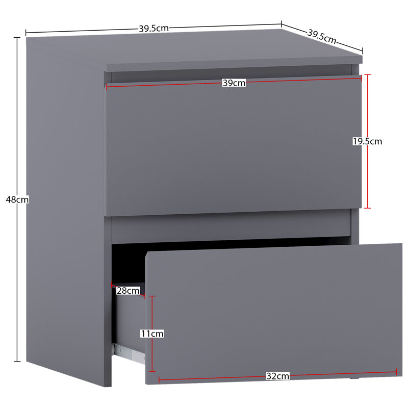 Romeon Piece Bedroom Set, Grey