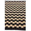 Tapis noir et blanc Orta