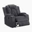 Fauteuil inclinable manuel en velours côtelé moderne et contemporain de 38 po Garrett-1628332526