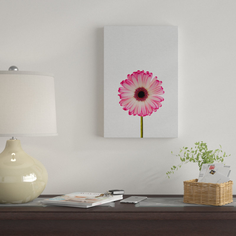 «Daisy», impression sur toile, H 12 po x l 8 po x P 0,75 po, Pas de tapis, Toile tendue