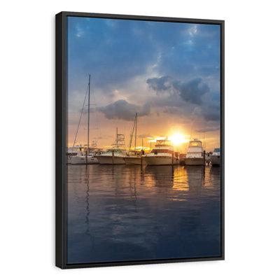 Miami Marina At Sunset