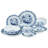 Allround - Onion Pattern 10 Piece Dinnerware Set, Service For 2