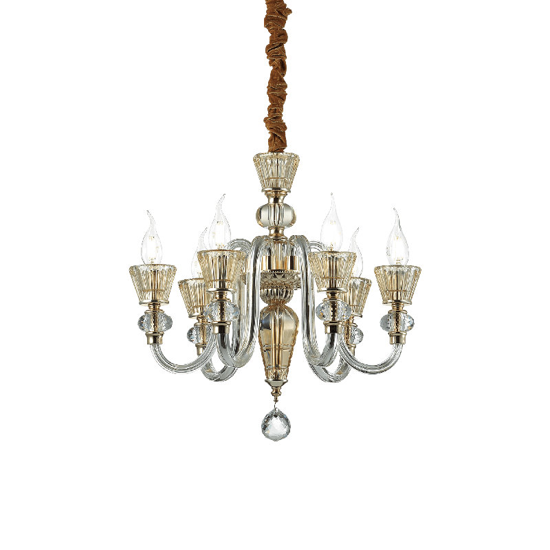 Strauss 6 - Light Candle Style Chandelier