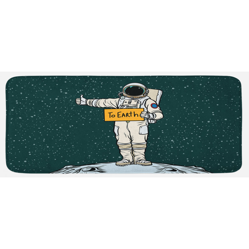 Modern & Contemporary Synthetic Kitchen Mat