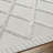 Geometric Machine Woven Polypropylene Indoor / Outdoor Area Rug in Gray-230279084