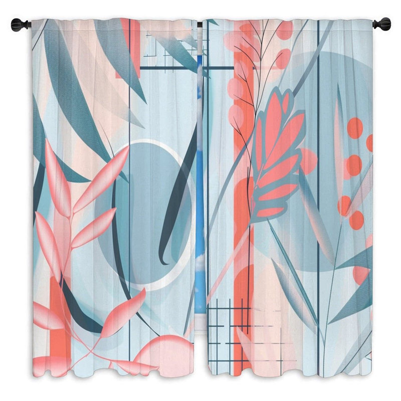Paire de rideaux obscurcissant en polyester Rithwik, L 20 po x L 82 po