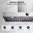 36"  600 CFM Wall Mount Convertible Range Hood in Stainless Steel with 3-Speed Fan, All-in-One Control Knob, 30-Minute Delay Shut-Off-122465510-122465514