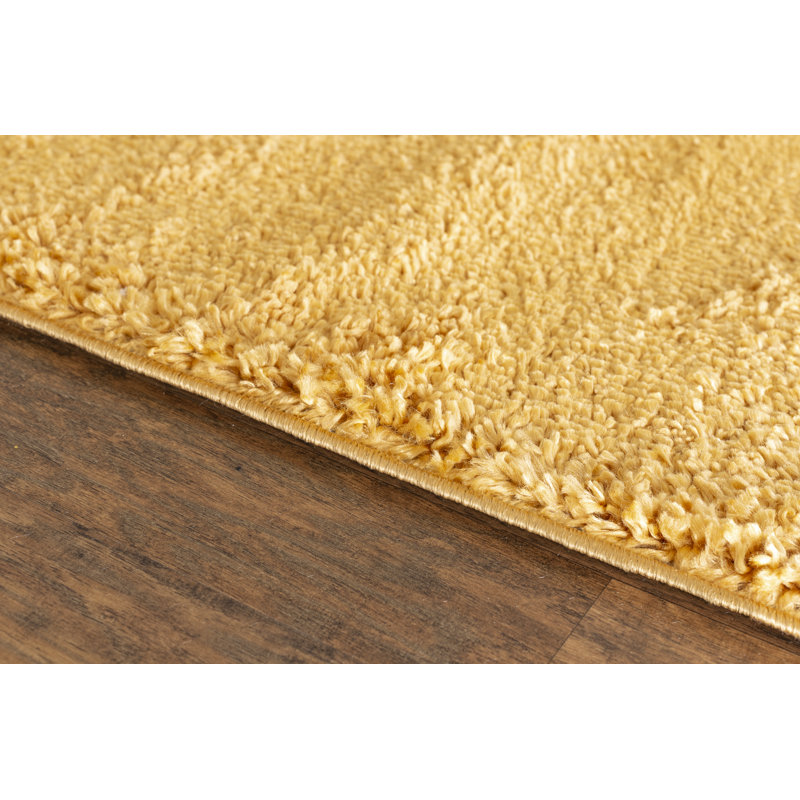 Solid Colour Shag Area Rug, Runner 60 x 220cm