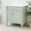 Meuble-lavabo avec lavabo, 2 tiroirs et tablette ajustable-1929993804