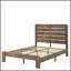 Structure de lit plateforme en bois avec grand rangement sous le lit, durable et élégant pour les chambres modernes-1127336707
