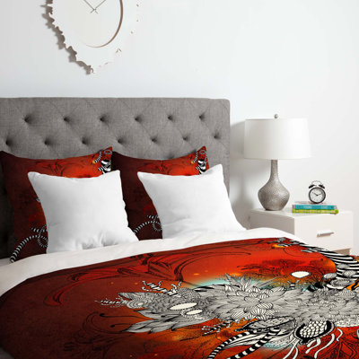 Ensemble de housse de couette sauvage lilly