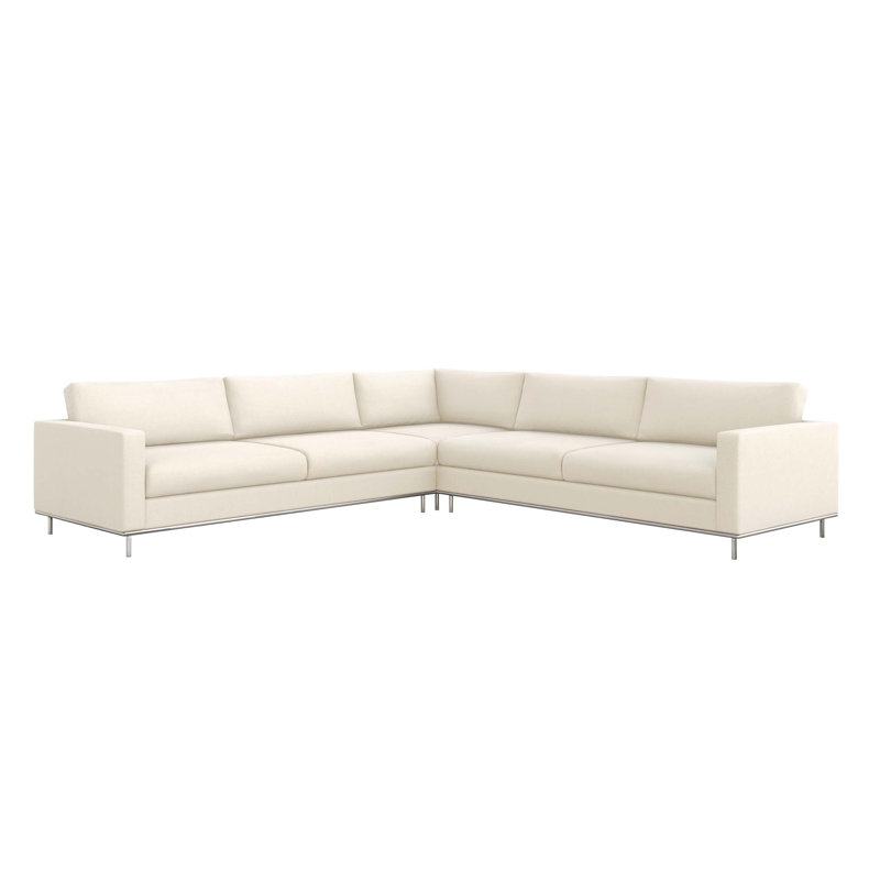 Valencia Sectional, Pure  100% Polyester, Polished Brass