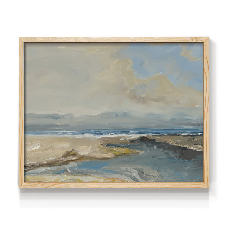 Lincoln Beach - Reproduction encadrée - Restickable, Naturel, H 16 po x l 20 po