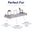 Keer Chunky Shelf Kit, Slide-On Brackets, Grey Oak & Oak Effect-2027860926-2027860924