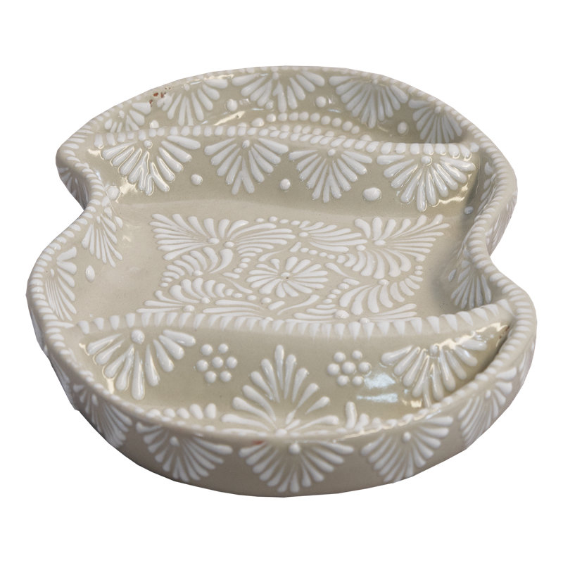 High Quality Talavera Segmented Appetizer Plate
