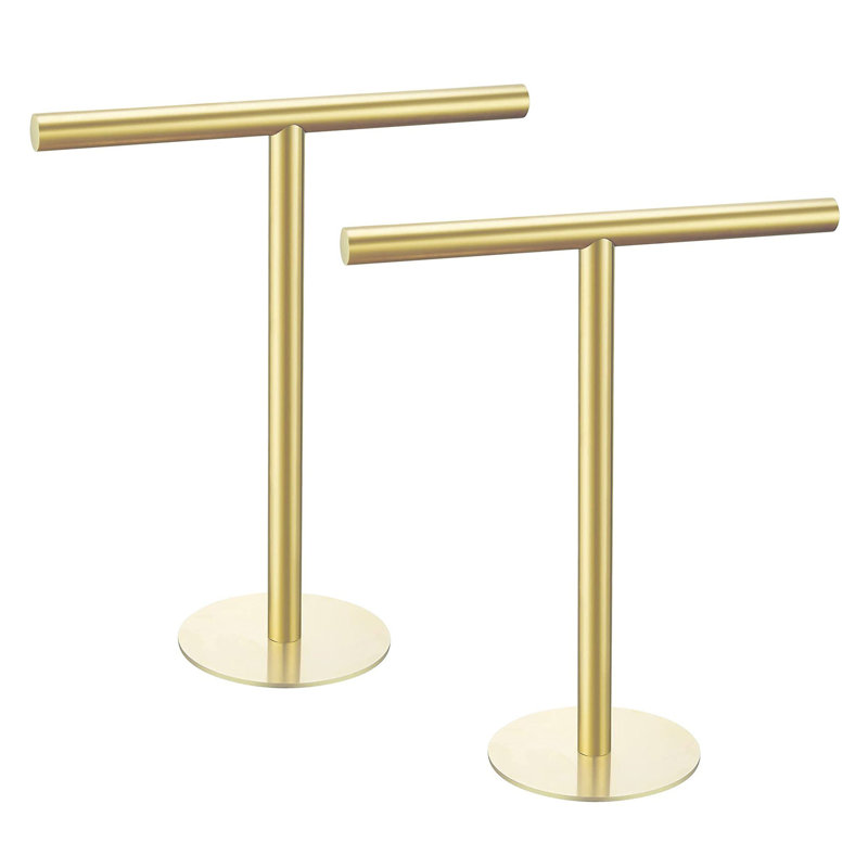 2 porte-serviettes PCS, Or