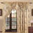 Jacquard Luxury Window 2 Panel Set Curtain with Attached Valance and Backing Bedroom Living Room Dining 2 Curtains 55x84 inches-277406325