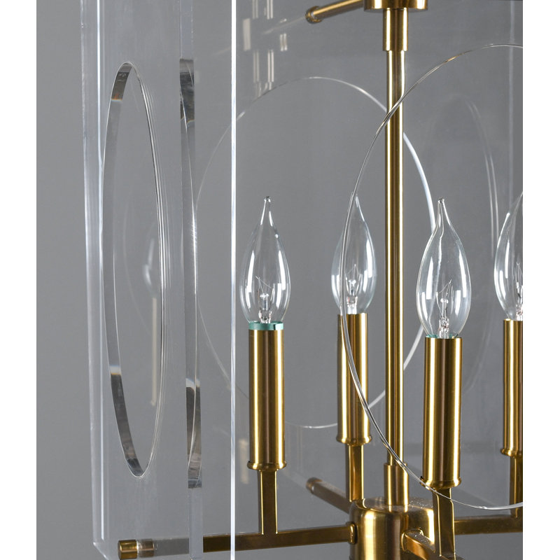 Tessa 4 - Light Metal Chandelier