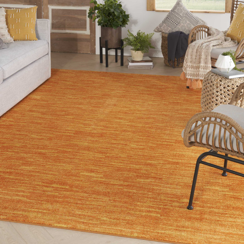 Tapis intérieur / extérieur Mullean Sandy, Rectangulaire 7 pi x 10 pi