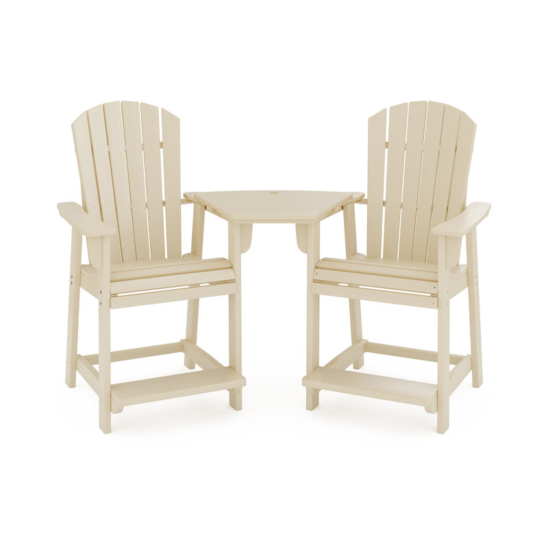 Eberle 2 - Person Patio Dining Set with, Tybee Sand