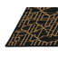 Tapis gris en treillis lavable à la machine-313889070