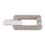 Chaîne carrée décorative en marbre - Objet décoratif pour la maison - Statuette/figurine - 20 cm, blanc et ivoire