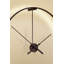 Ombra Aluminium Skeleton Wall Clock