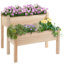 Lit de jardin surélevé en bois 3 pi x 3 pi Frasher-1986220876-1964901806