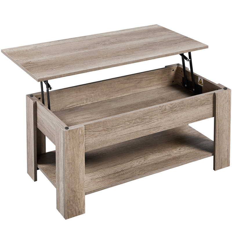 Table basse Ajeem, Gris, H 15,7 po x L 38,6 po x l 19,7 po